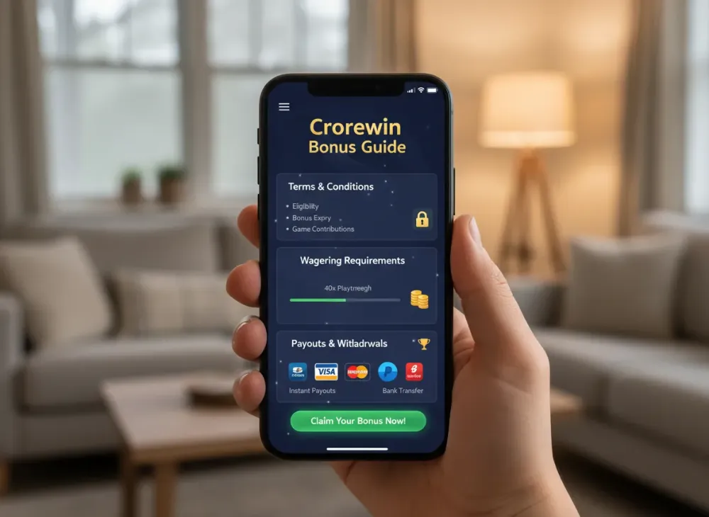 Crorewin bonus Guide to Terms Wagering and Payouts